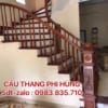 Mẫu cầu thang gỗ Hà Nội, đơn vị thi công cầu thang lan can số 1 Hà Nội