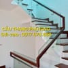 Cầu thang kính cầu thang kính gỗ đẹp ở Hà Nội