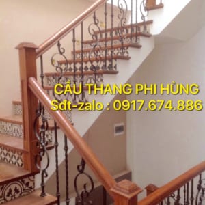 Cầu thang sắt nghệ thuật ở Hà Nội Cầu thang sắt nghệ thuật ở Hà Nội