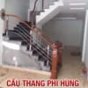 Báo giá cầu thang inox tay vịn gỗ. Cầu thang inox tay vịn gỗ tại Hà Nội