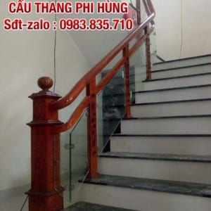 800 mẫu cầu thang kính gỗ đẹp Hà Nội 800 mẫu cầu thang kính gỗ đẹp Hà Nội