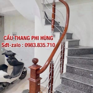 6666 mẫu cầu thang inox tay vịn gỗ đẹp 6666 mẫu cầu thang inox tay vịn gỗ đẹp