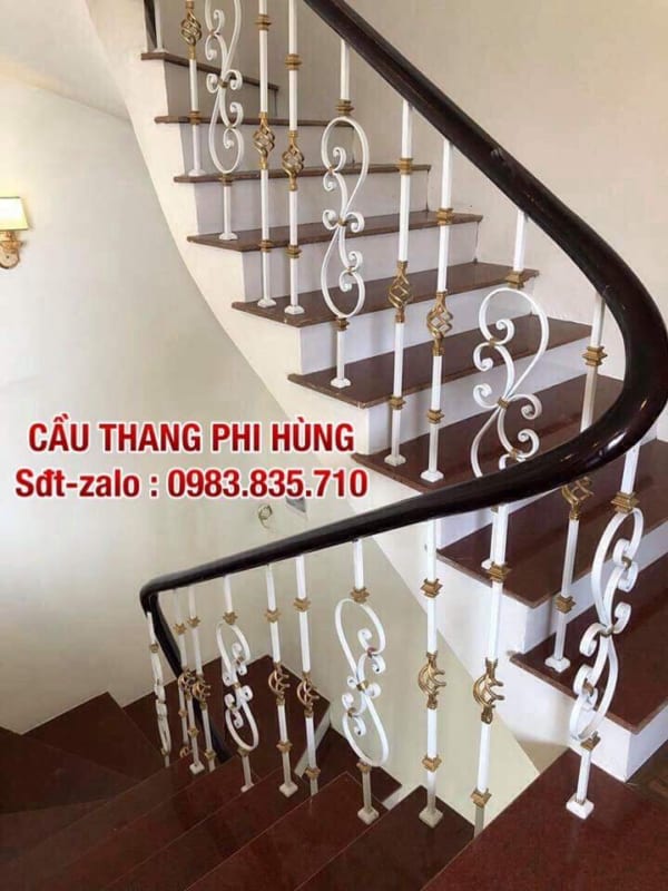 Cầu thang sắt nghệ thuật. Cầu thang sắt nghệ thuật tại Hà Nội