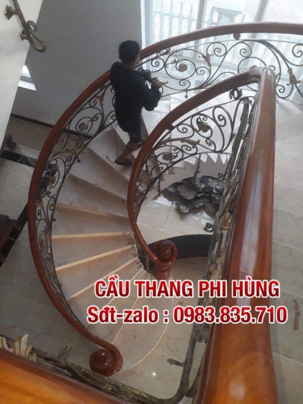 Các mẫu cầu thang sắt , cầu thang sắt nghệ thuật đẹp