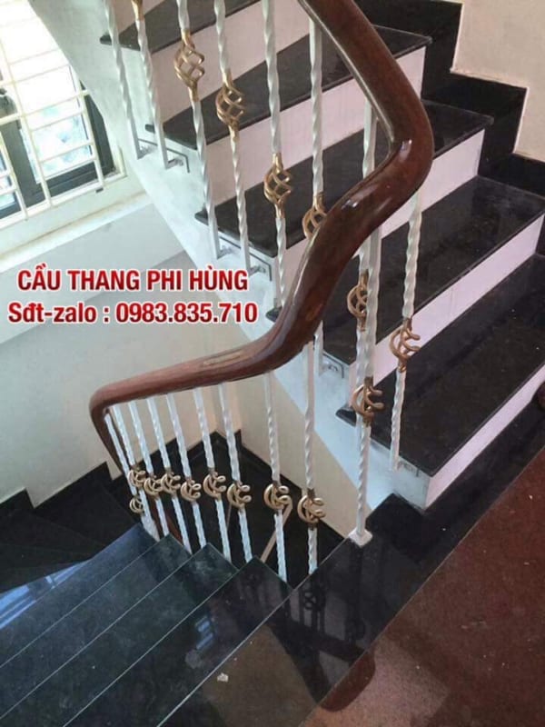 200 mẫu cầu thang sắt nghệ thuật đẹp nhất Hà Nội