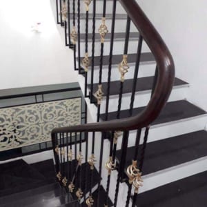 Cầu thang sắt gỗ đẹp Hà Nội, cầu thang sắt nghệ thuật Cầu thang sắt gỗ đẹp Hà Nội, cầu thang sắt nghệ thuật