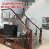 Cầu thang inox gỗ đẹp, Báo giá cầu thang inox tay vịn gỗ tại Hà Nội Cầu thang inox gỗ đẹp, Báo giá cầu thang inox tay vịn gỗ tại Hà Nội