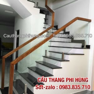 Cầu thang kính lan can kính cường lực tay vịn gỗ, Báo giá cầu thang kính đẹp tại Hà Nội Cầu thang kính lan can kính cường lực tay vịn gỗ, Báo giá cầu thang kính đẹp tại Hà Nội