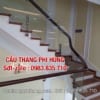Cầu thang kính gỗ đẹp tại Hà Nội, Cầu thang kính lan can kính cường lực hiện đại, chuyên nghiệp