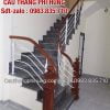 Lan can cầu thang sắt gỗ, Cầu thang sắt tay vịn gỗ đẹp Lan can cầu thang sắt gỗ, Cầu thang sắt tay vịn gỗ đẹp