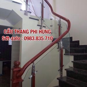 Cầu thang kính tay vịn gỗ , Báo giá lan can cầu thang kính cường lực đẹp hiện đại tại Hà Nội Cầu thang kính tay vịn gỗ , Báo giá lan can cầu thang kính cường lực đẹp hiện đại tại Hà Nội