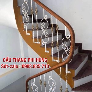 Cầu thang sắt gỗ tại Hà Nội, Cầu thang lan can sắt tay vịn gỗ Cầu thang sắt gỗ tại Hà Nội, Cầu thang lan can sắt tay vịn gỗ