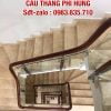 Cầu thang kính tay vịn gỗ, Mẫu cầu thang kính đẹp nhất Hà Nội Cầu thang kính tay vịn gỗ, Mẫu cầu thang kính đẹp nhất Hà Nội