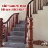 Cầu thang gỗ đẹp, Báo giá cầu thang con tiện gỗ Cầu thang gỗ đẹp, Báo giá cầu thang con tiện gỗ