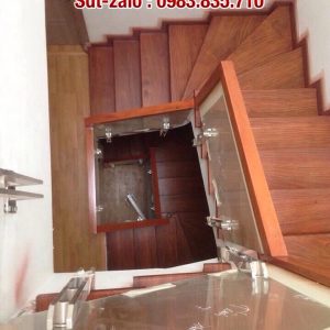 Cầu thang kính chân lửng, Cầu thang kính đẹp tại Hà Nội Cầu thang kính chân lửng, Cầu thang kính đẹp tại Hà Nội