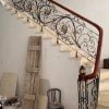 Cầu thang lan can sắt nghệ thuật đẹp , Cầu thang sắt tay vịn gỗ Cầu thang lan can sắt nghệ thuật đẹp , Cầu thang sắt tay vịn gỗ