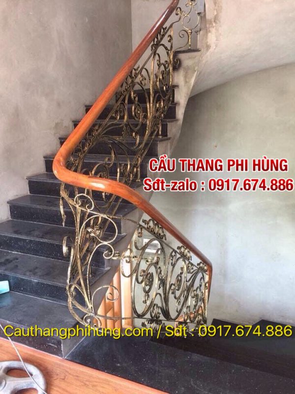 Tổng hợp các mẫu lan can cầu thang sắt nghệ thuật, Báo giá cầu thang sắt nghệ thuật tại Hà Nội