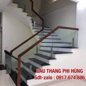 Báo giá cầu thang kính chân trụ lửng, Cầu thang kính chân cao tại Hà Nội Báo giá cầu thang kính chân trụ lửng, Cầu thang kính chân cao tại Hà Nội