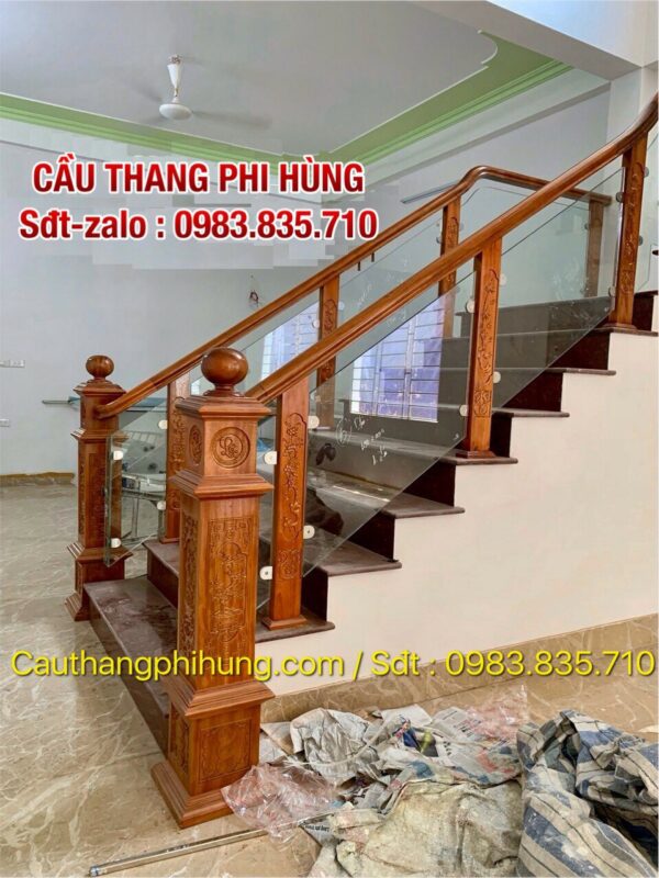 LAN CAN CẦU THANG KÍNH CƯỜNG LỰC