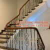 Cầu Thang Sắt Tay Vịn Gỗ Đẹp . Mẫu Cầu Thang Lan Can Sắt Nghệ Thuật