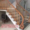 Cầu Thang Gỗ Lim Nam Phi Đẹp . Tay Vịn Cầu Thang Gỗ Tại Hà Nội