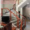 Cầu Thang Kính Đẹp Tay Gỗ . Mẫu Cầu Thang Gỗ Kính Đẹp Tại Hà Nội