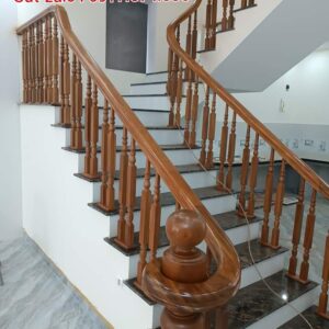 Cầu Thang Con Tiện Gỗ Đẹp . Mẫu Cầu Thang Gỗ Lim Nam Phi Cầu Thang Con Tiện Gỗ Đẹp . Mẫu Cầu Thang Gỗ Lim Nam Phi
