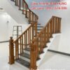 Cầu Thang Gỗ Đẹp Tại Hà Nội . Mẫu Cầu Thang Gỗ Lim Nam Phi