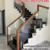 Cầu Thang Kính Cường Lực Tay Vịn Gỗ. Cầu Thang Kính Đẹp Hà Nội Cầu Thang Kính Cường Lực Tay Vịn Gỗ. Cầu Thang Kính Đẹp Hà Nội